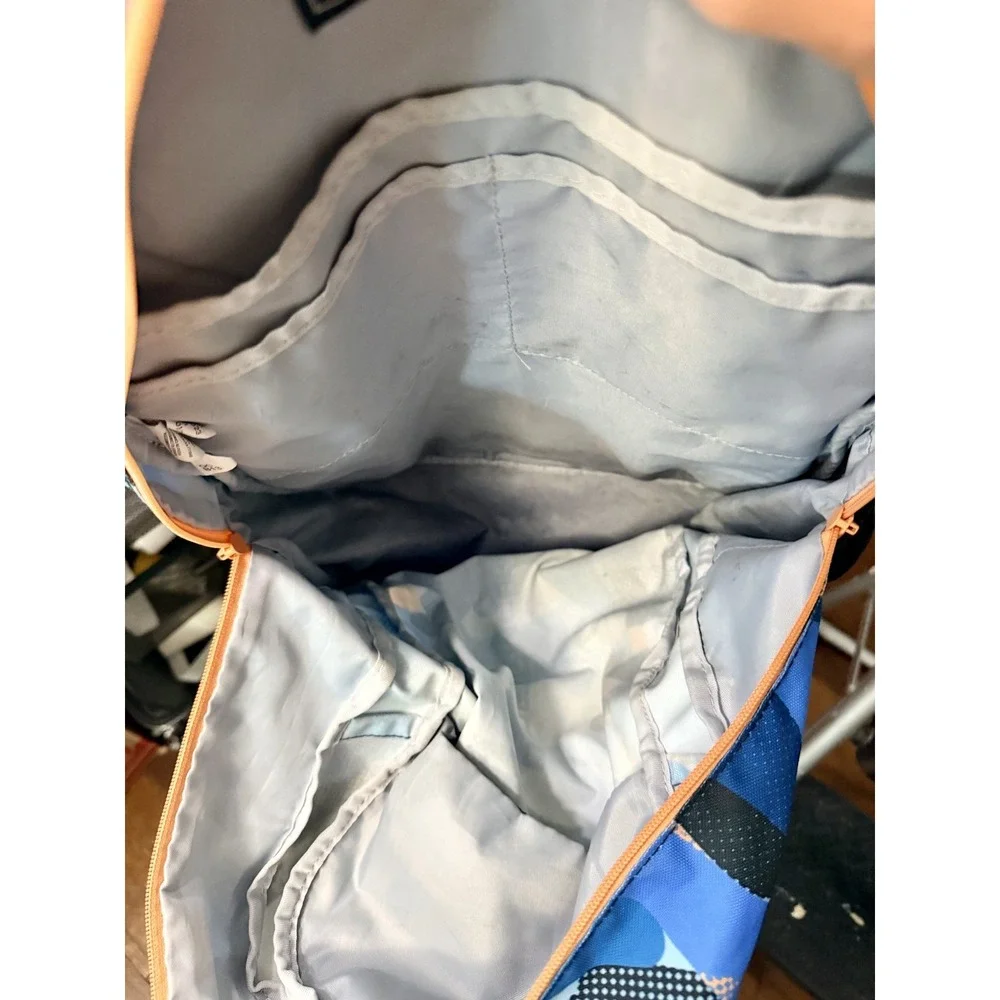 Under Armour Hustle Sport Backpack Blue/Orange Camo
